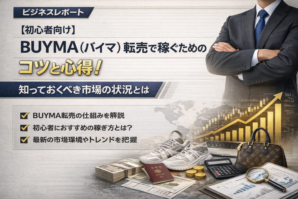 【初心者向け】BUYMA（バイマ）転売で稼ぐためのコツと心得！知っておくべき市場の状況とは